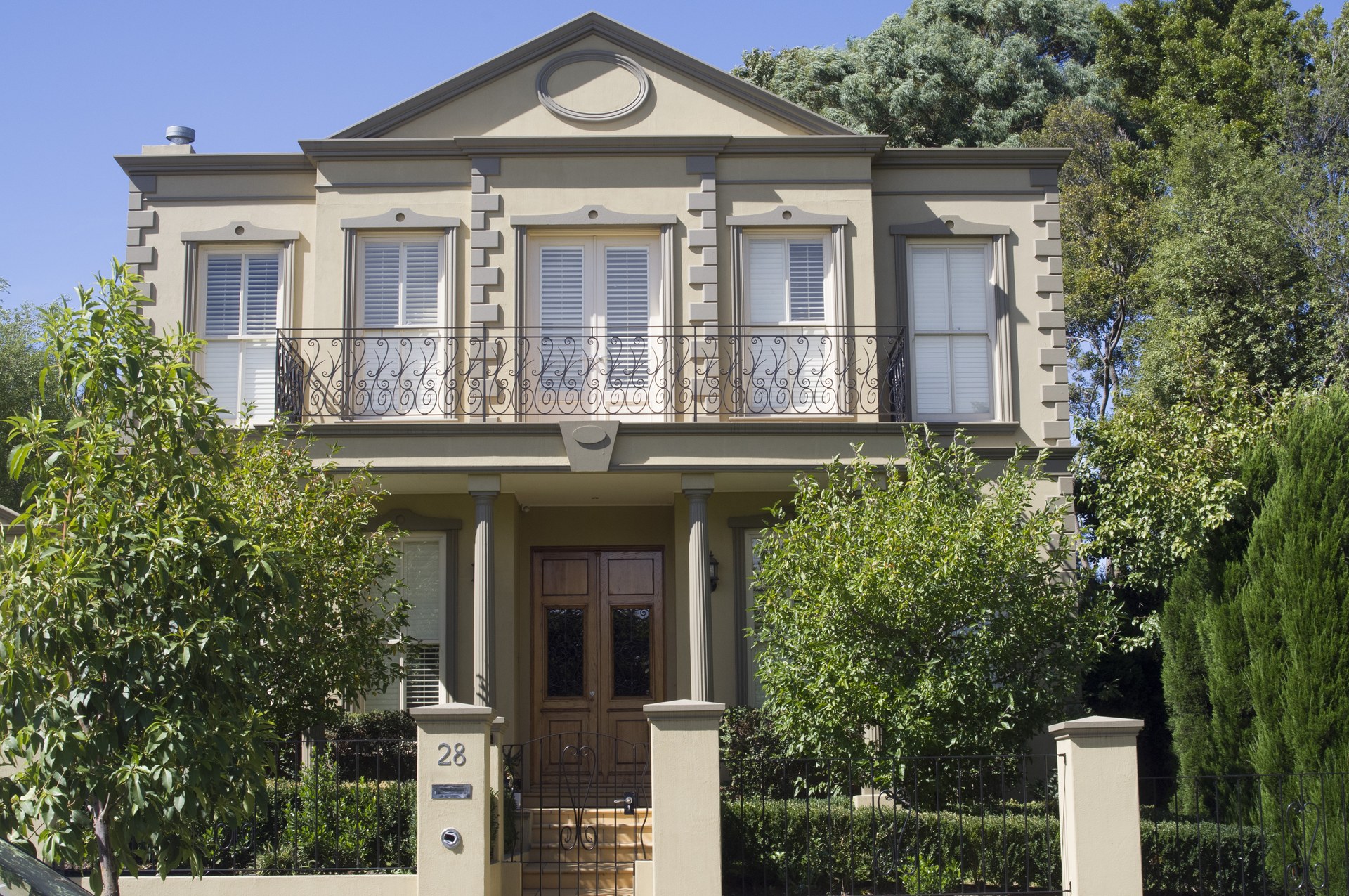 Panorama — the completed residence