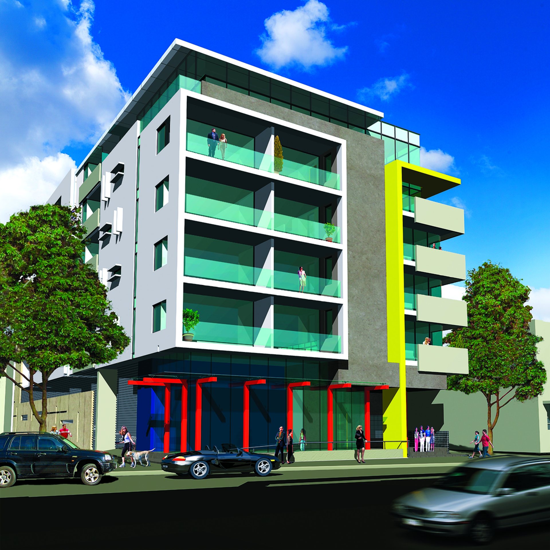 W30, North Melbourne — the completed building