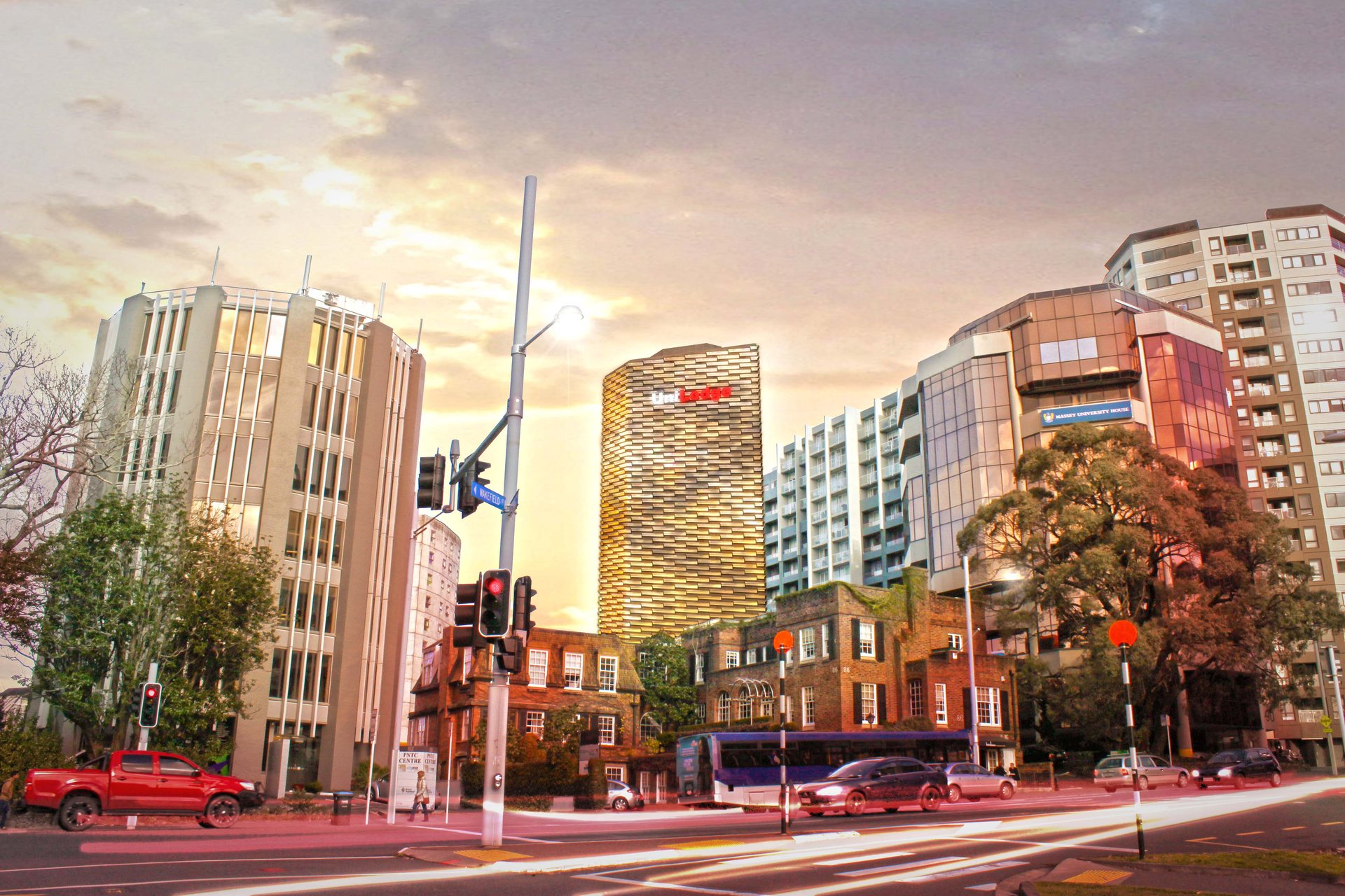 Whitaker, Auckland — the building from the street