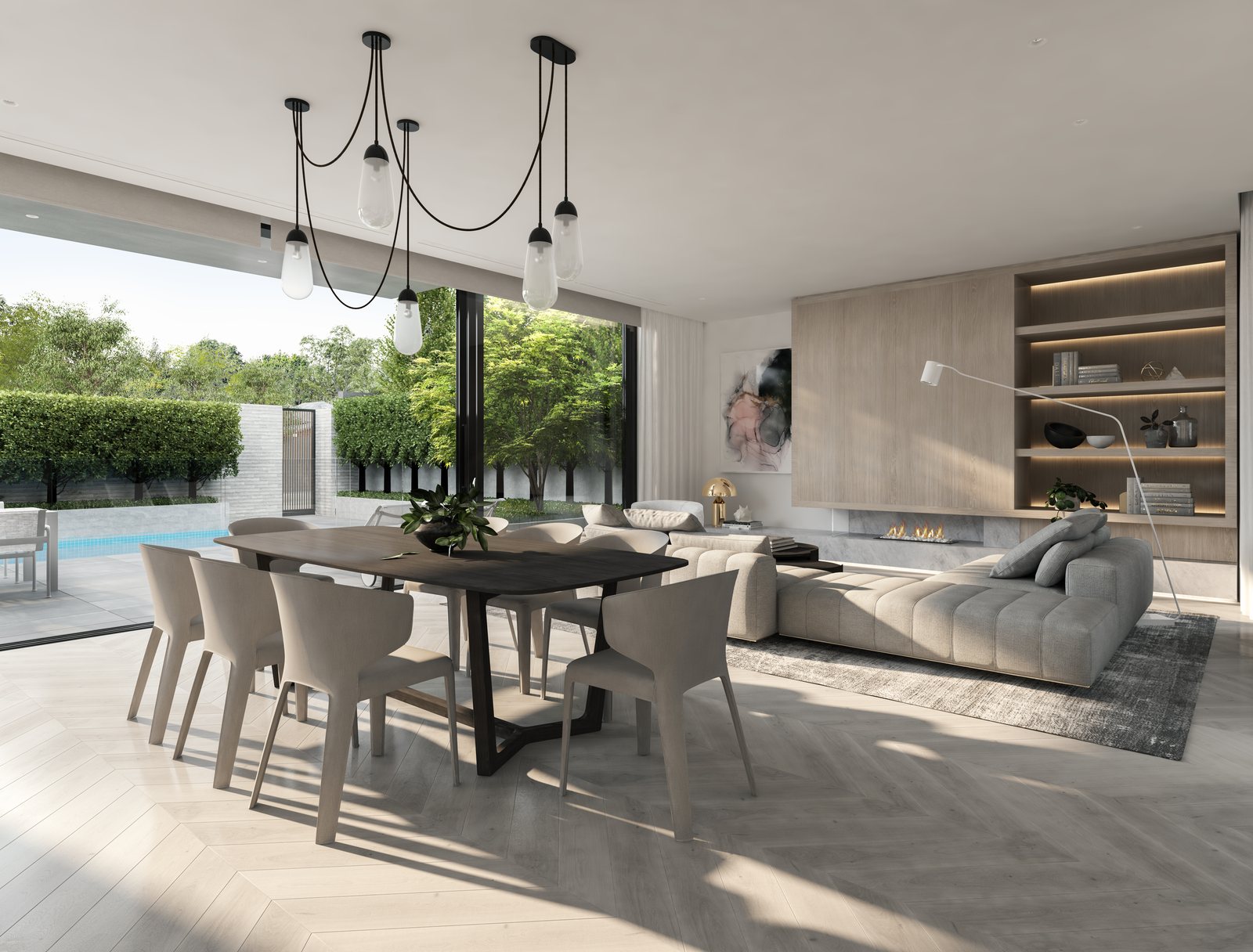Drake, Brighton, VIC — living and dining