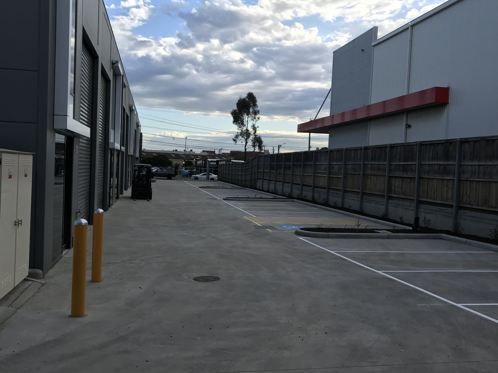 One Millers, Brooklyn, VIC — the completed facility from the road