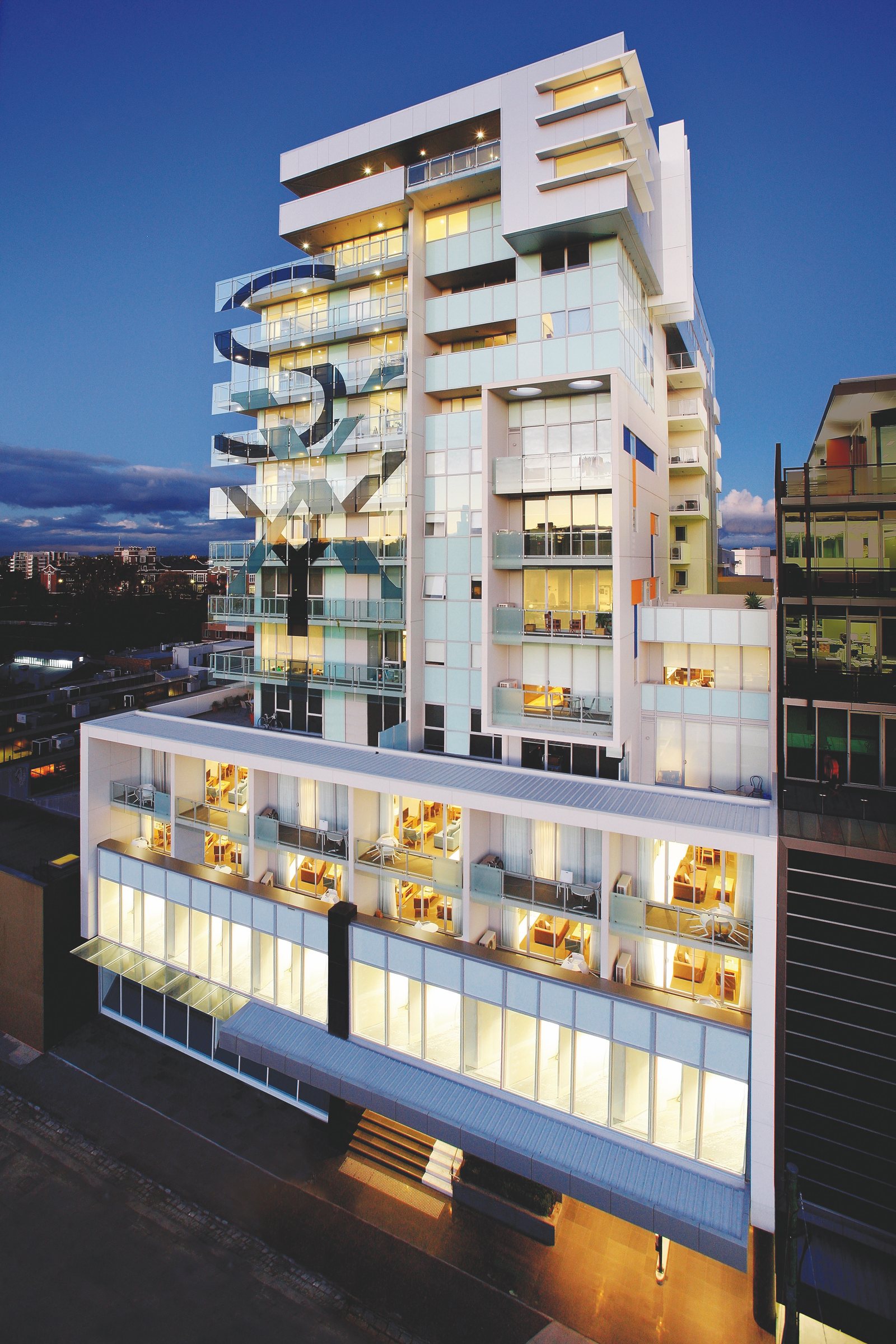 SXY, South Yarra, VIC — exterior finish, street elevation