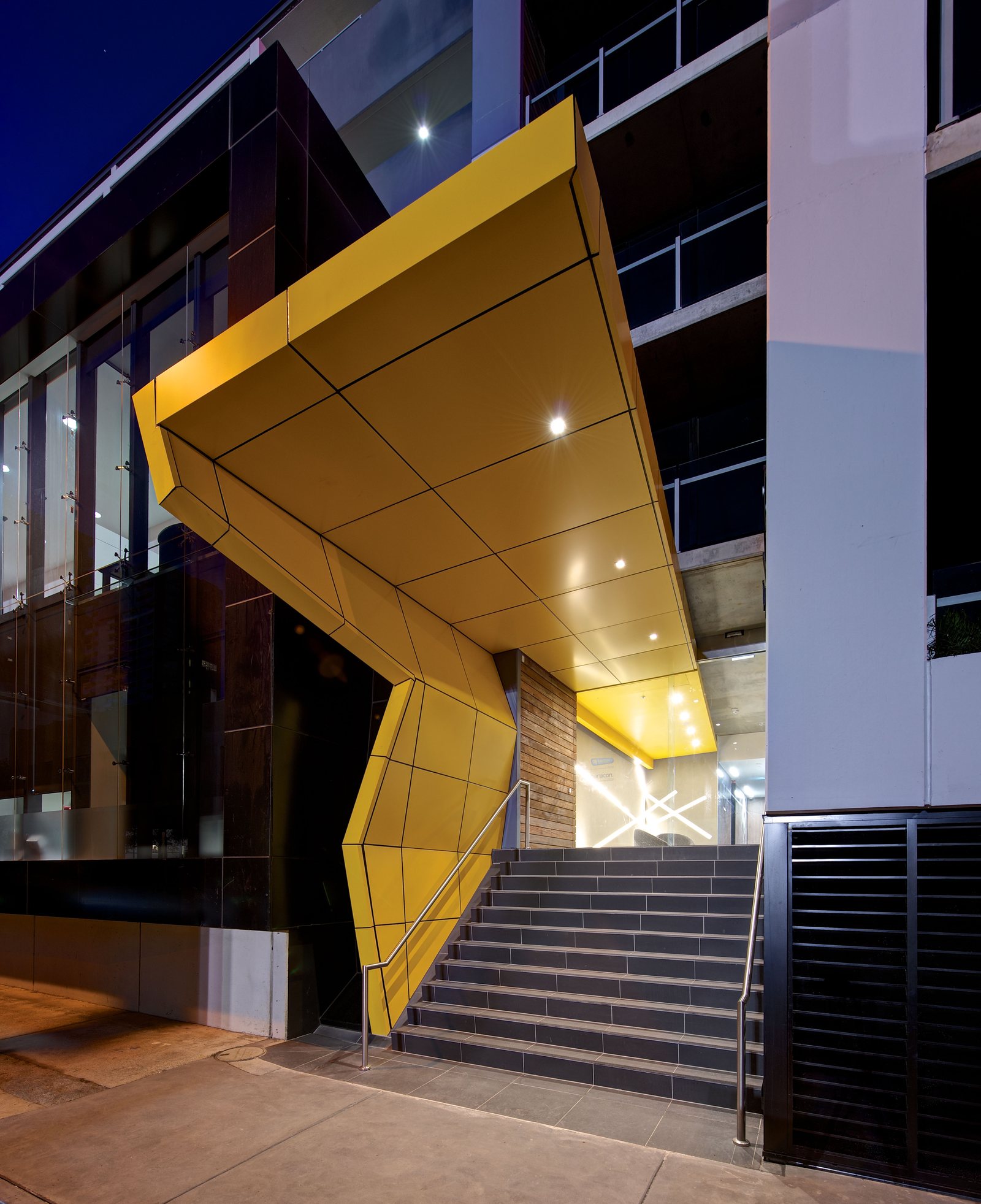SXY2, South Yarra, VIC — the entry and canopy