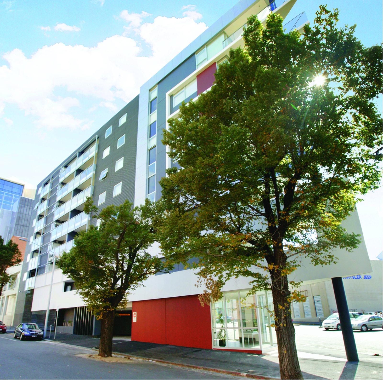 Trinity, Carlton, VIC — exterior, street view