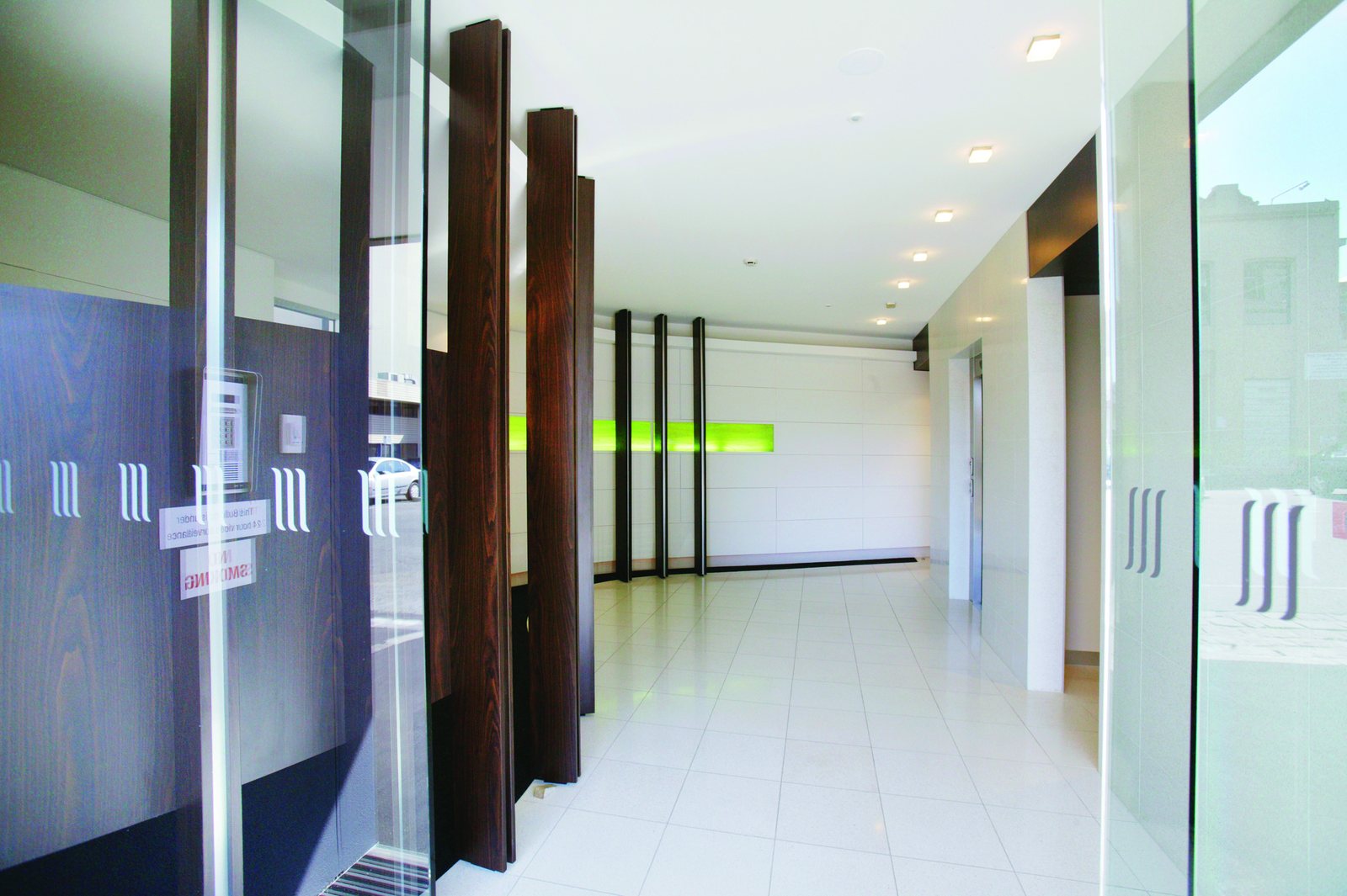 Trinity, Carlton, VIC — ground-floor lobby